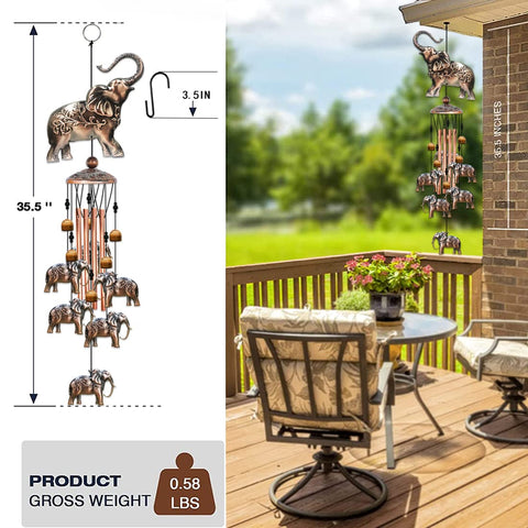 BAOXUE includes rings and large S hooks for easy hanging
