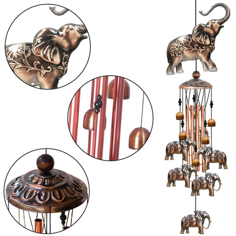 BAOXUE weatherproof wind chimes resist rain and rust for longevity