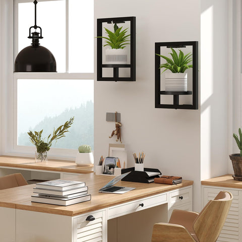 BAOYOUNI picture-frame light design highlights framed plants and photos.