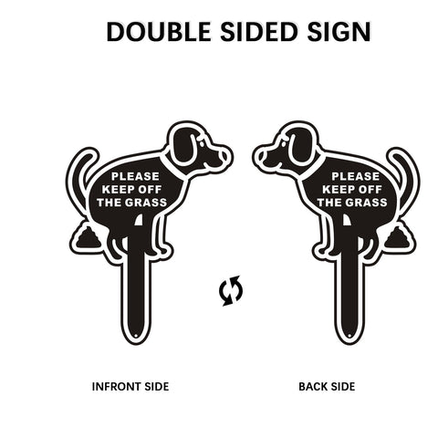 Bapikue yard sign protects greenery while remaining reusable and durable.