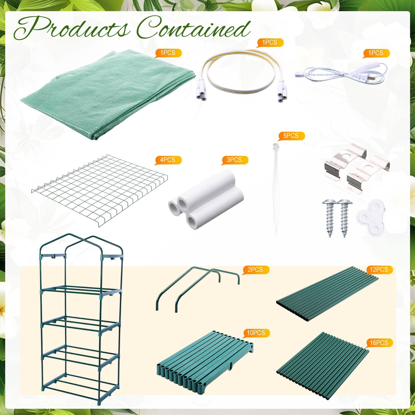 Baquler mini greenhouse roll-up door facilitates easy airflow and adjustable ventilation.