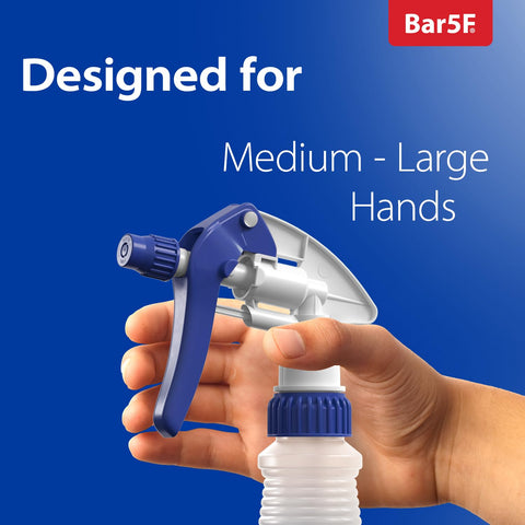 Bar5F leakproof trigger sprayer in use on a bottle