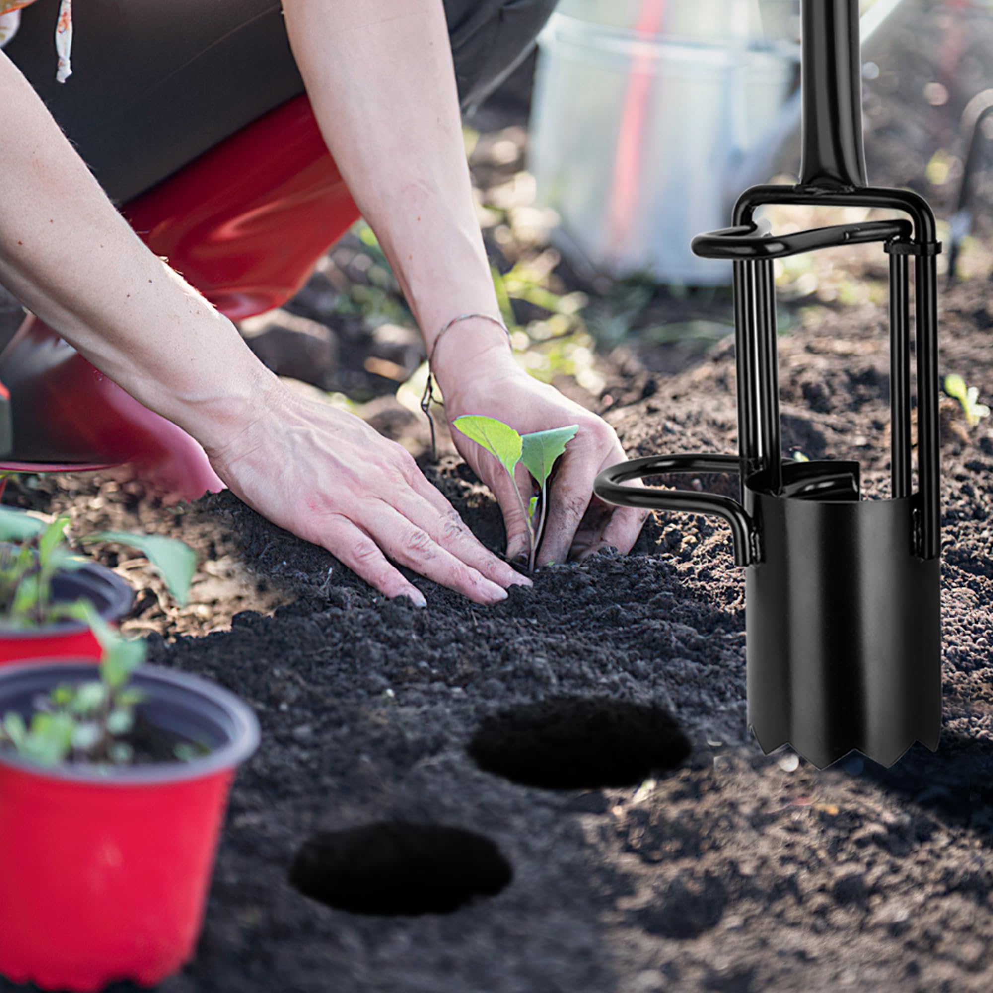 BARAYSTUS durable carbon steel withstands wet soil and frequent use