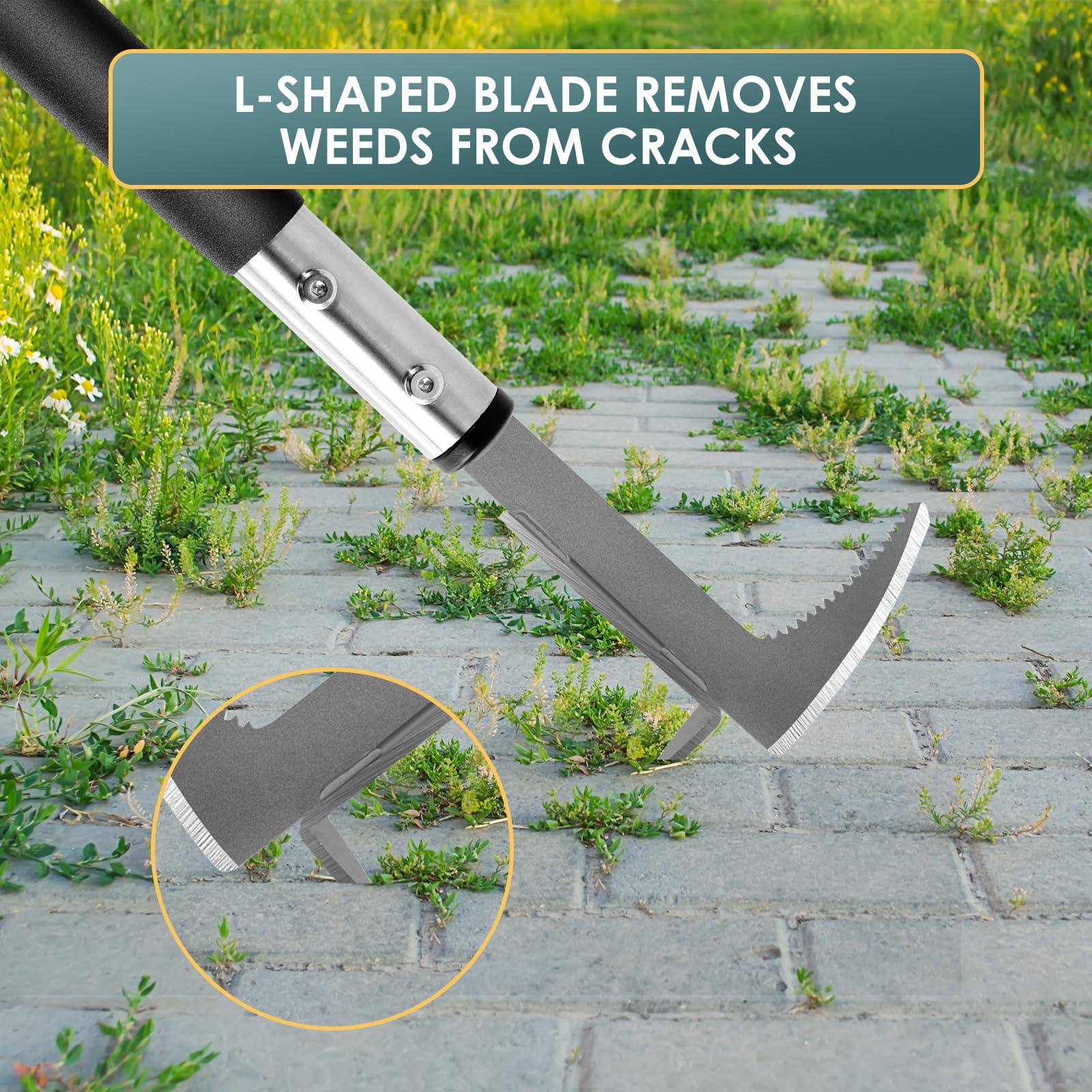 BARAYSTUS Weeder ergonomic grip reduces hand fatigue during extended weeding sessions.