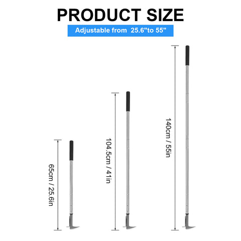 BARAYSTUS crack weeder clears gaps up to 2 inches deep
