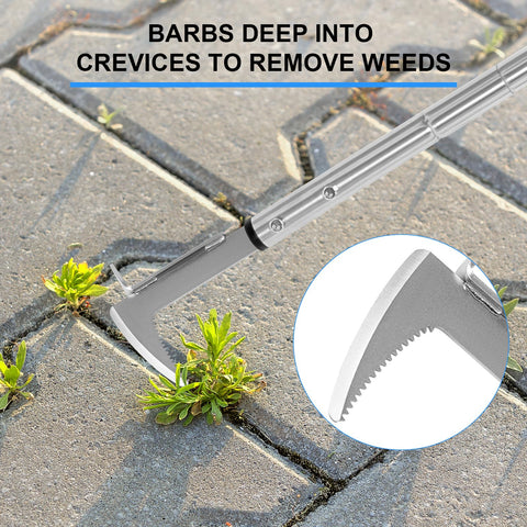BARAYSTUS long-handle design reduces bending to reach tight gaps