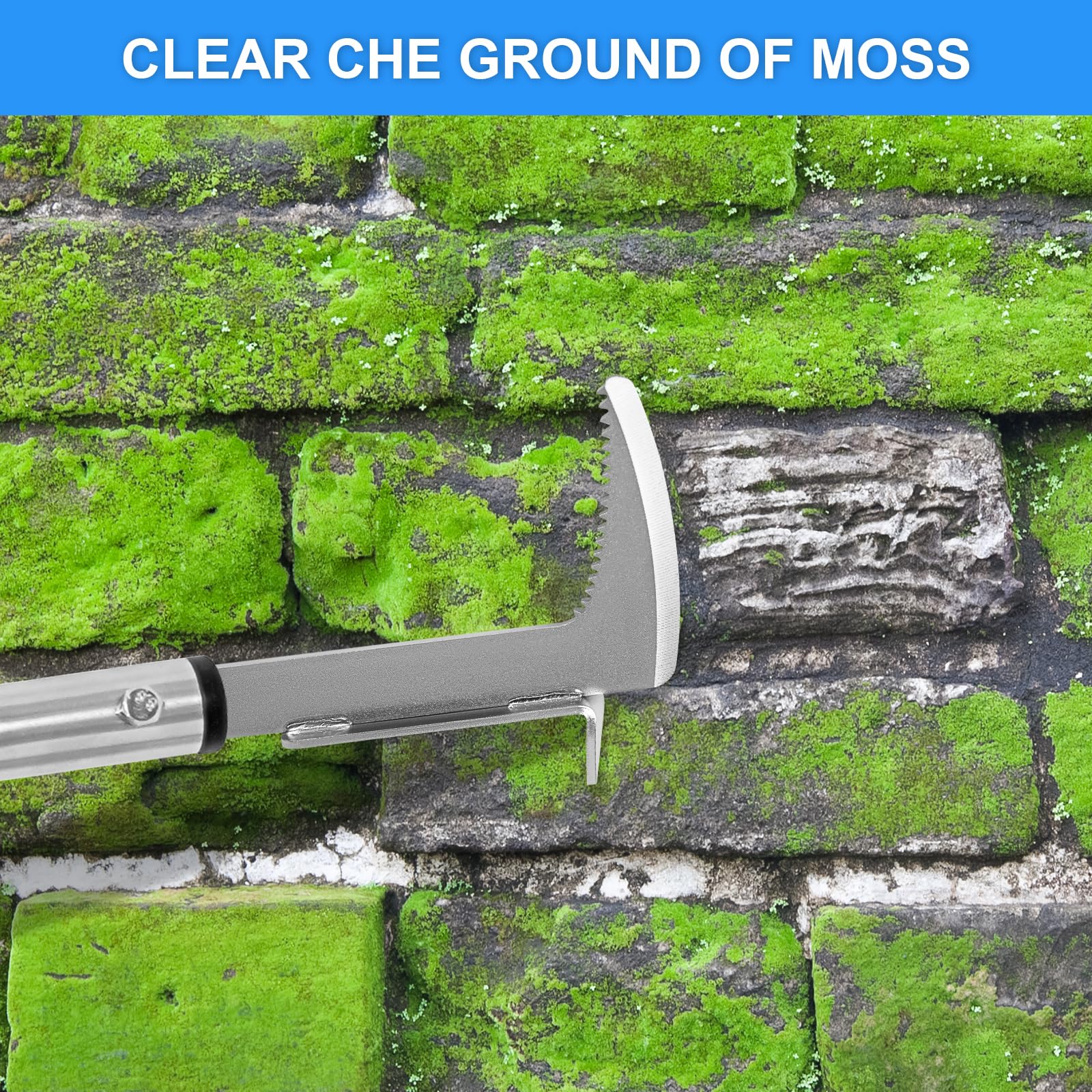 BARAYSTUS 55-inch handle offers a comfortable grip during use