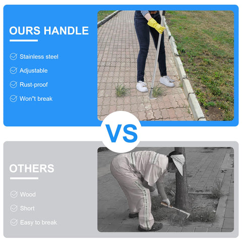 BARAYSTUS tool ideal for driveways and sidewalks between stones