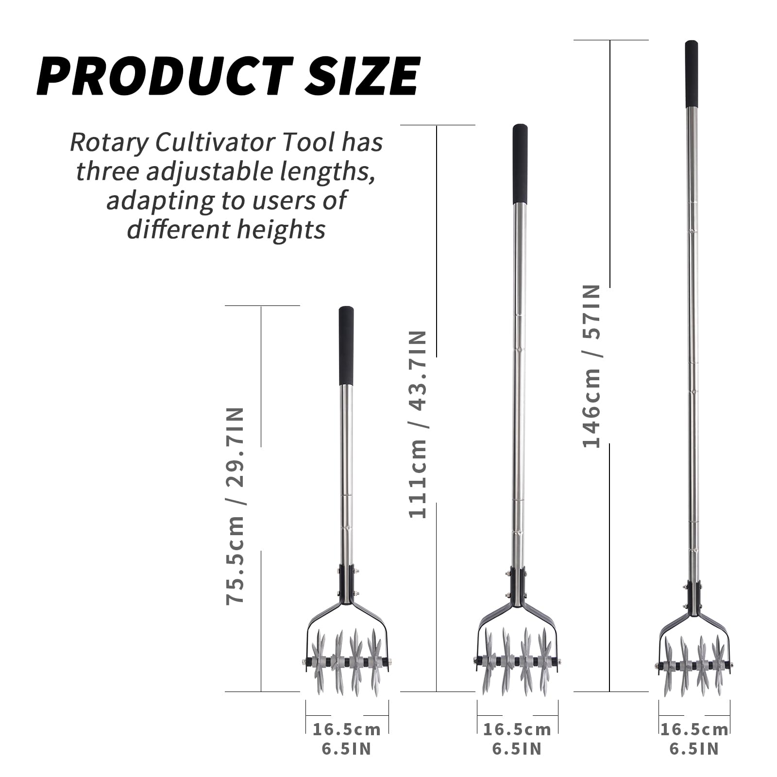 BARAYSTUS garden task support for versatile garden work.