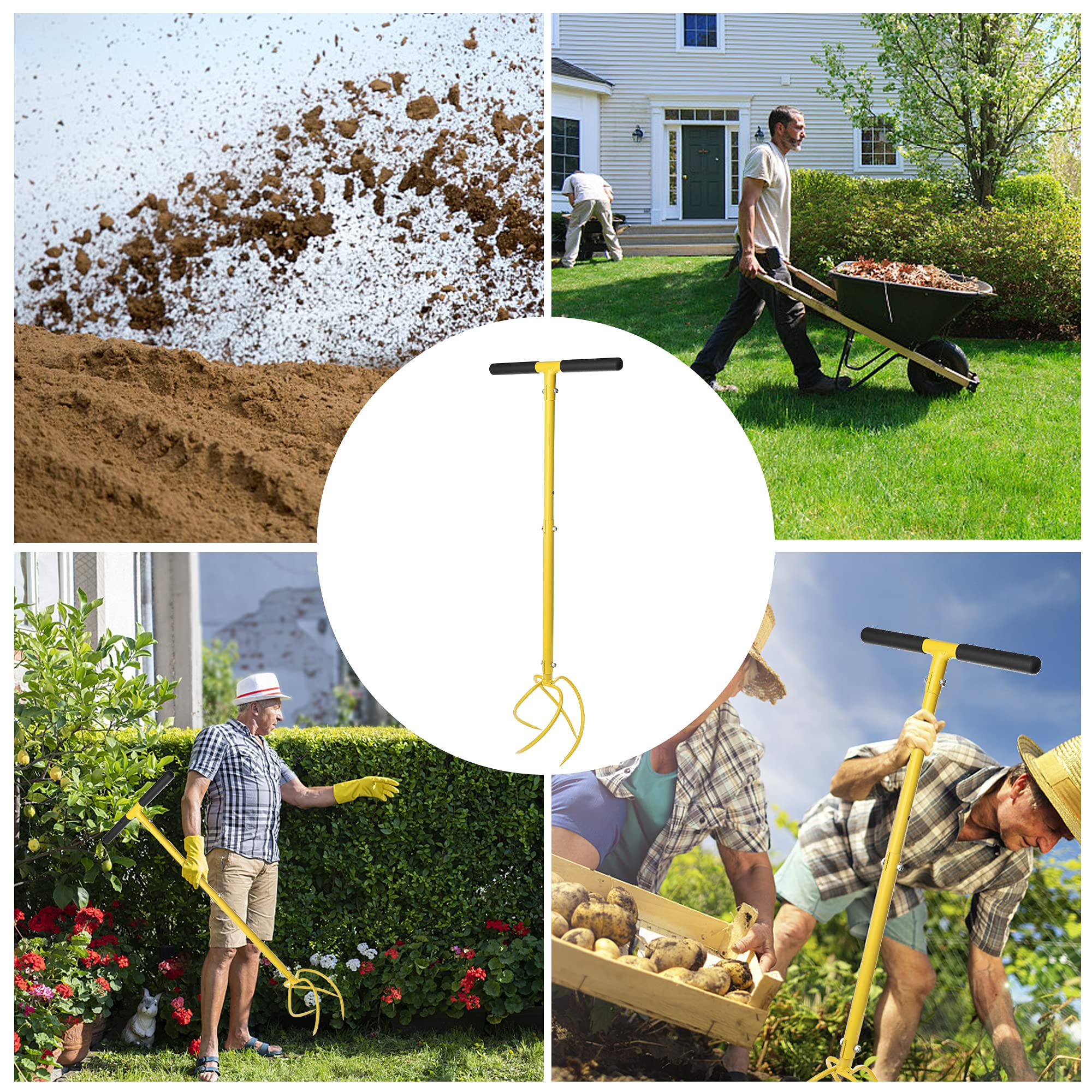 BARAYSTUS garden tiller easy assembly in minutes.