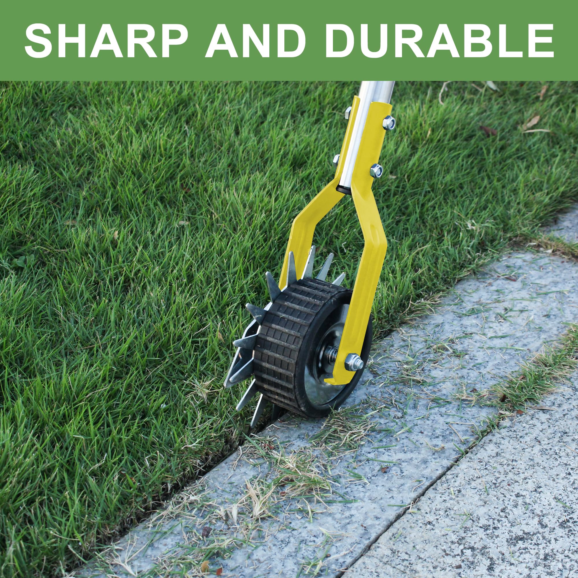 BARAYSTUS grass edge trimmer blade shows durable, rust-resistant construction.