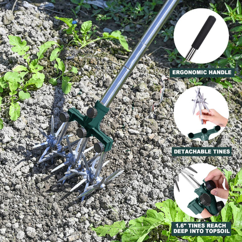 BARAYSTUS Lawn Tiller assembly and disassembly for easy storage after use.