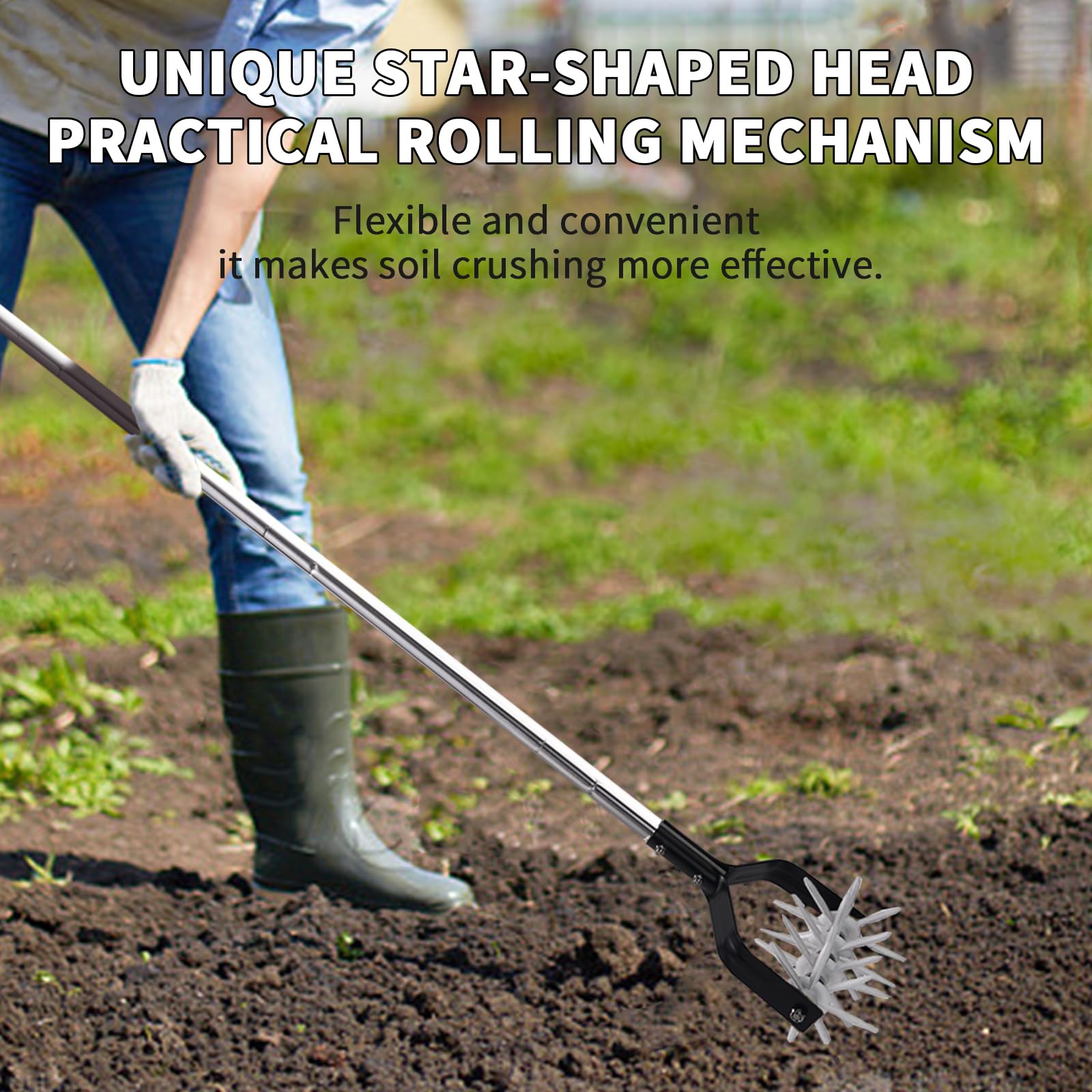 BARAYSTUS long-handle design reduces back strain during extended gardening sessions.