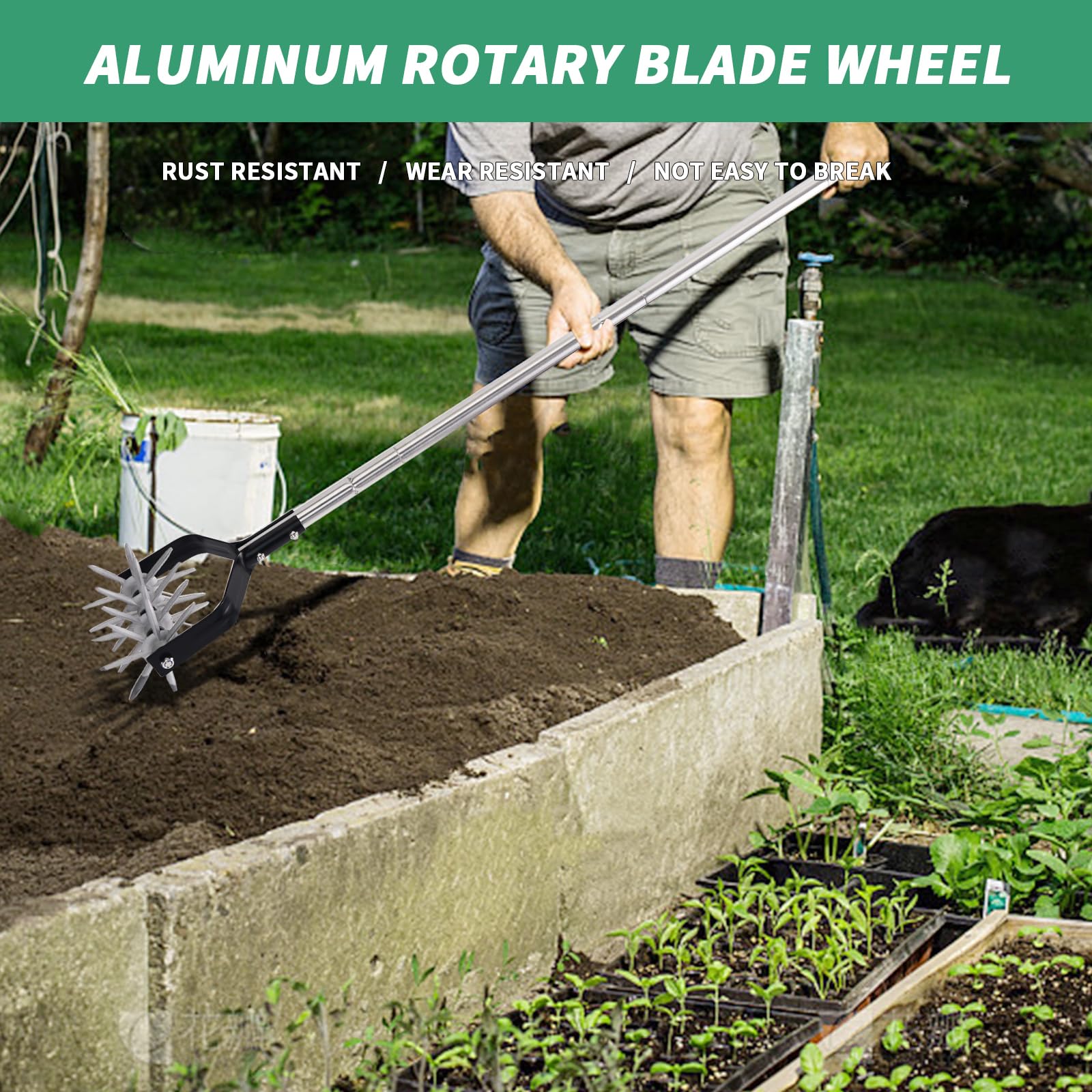 BARAYSTUS mid-wheel design supports smooth, precise tillage.