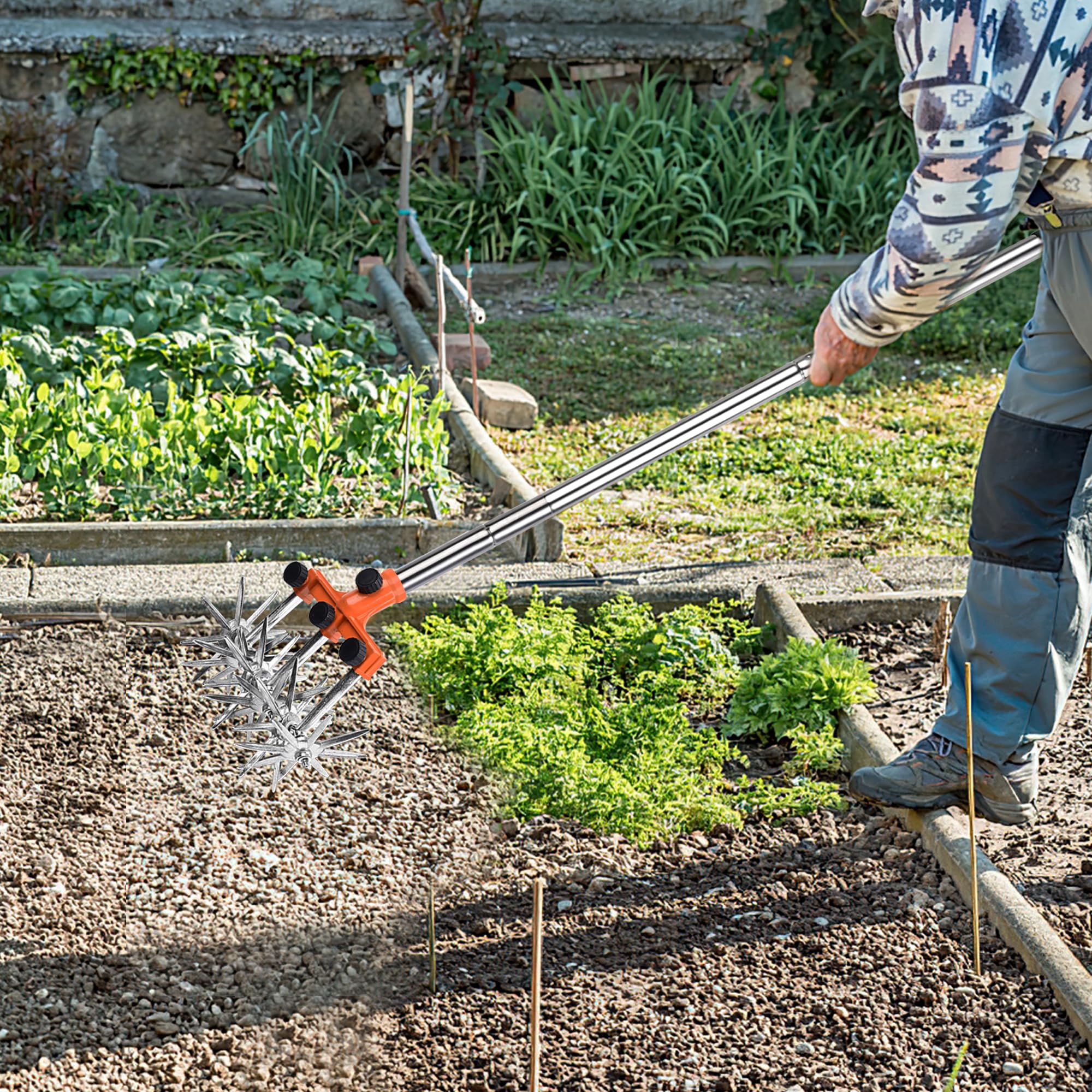 BARAYSTUS three interchangeable blade wheels enable versatile cultivation