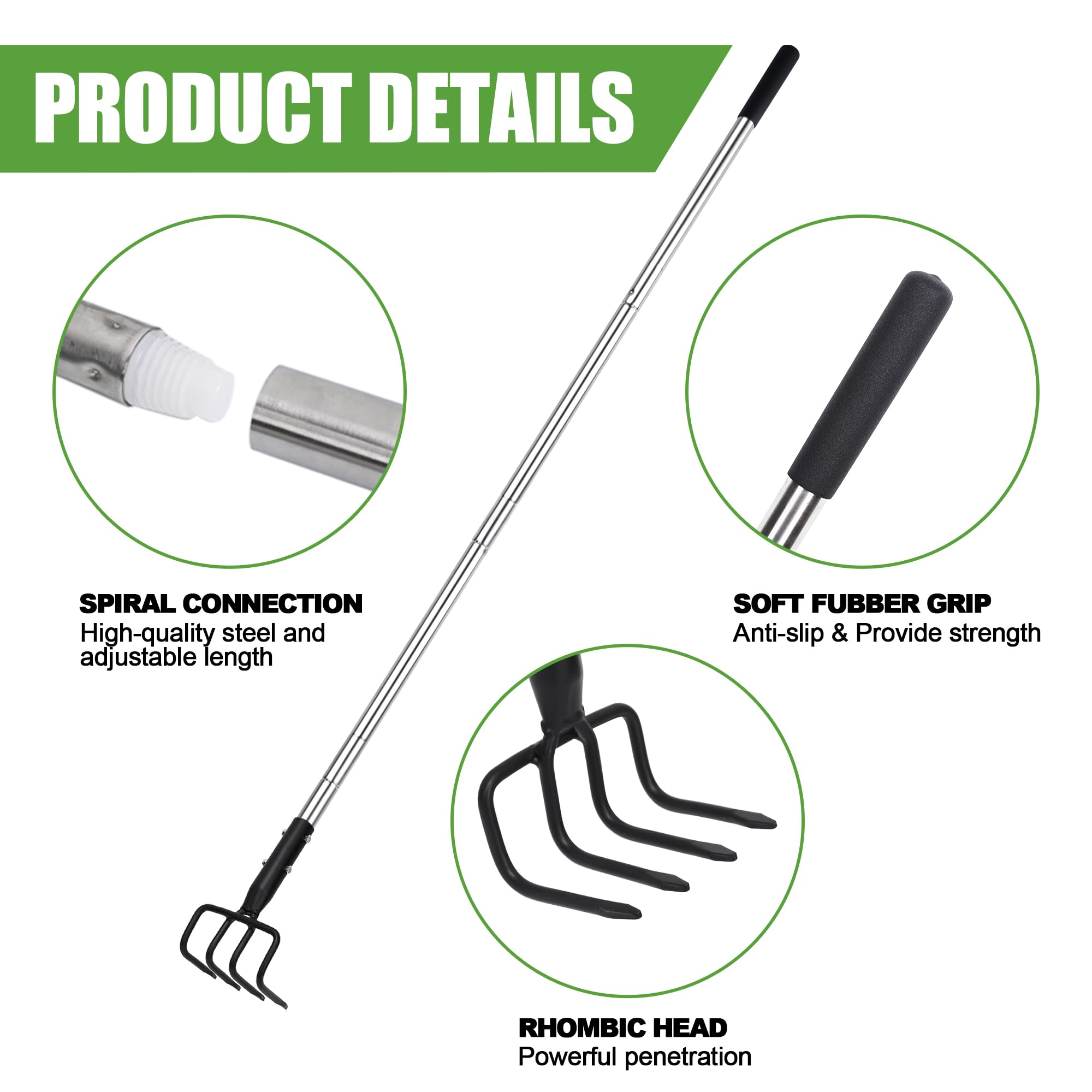 BARAYSTUS rust-resistant carbon and stainless steel construction resists the elements.