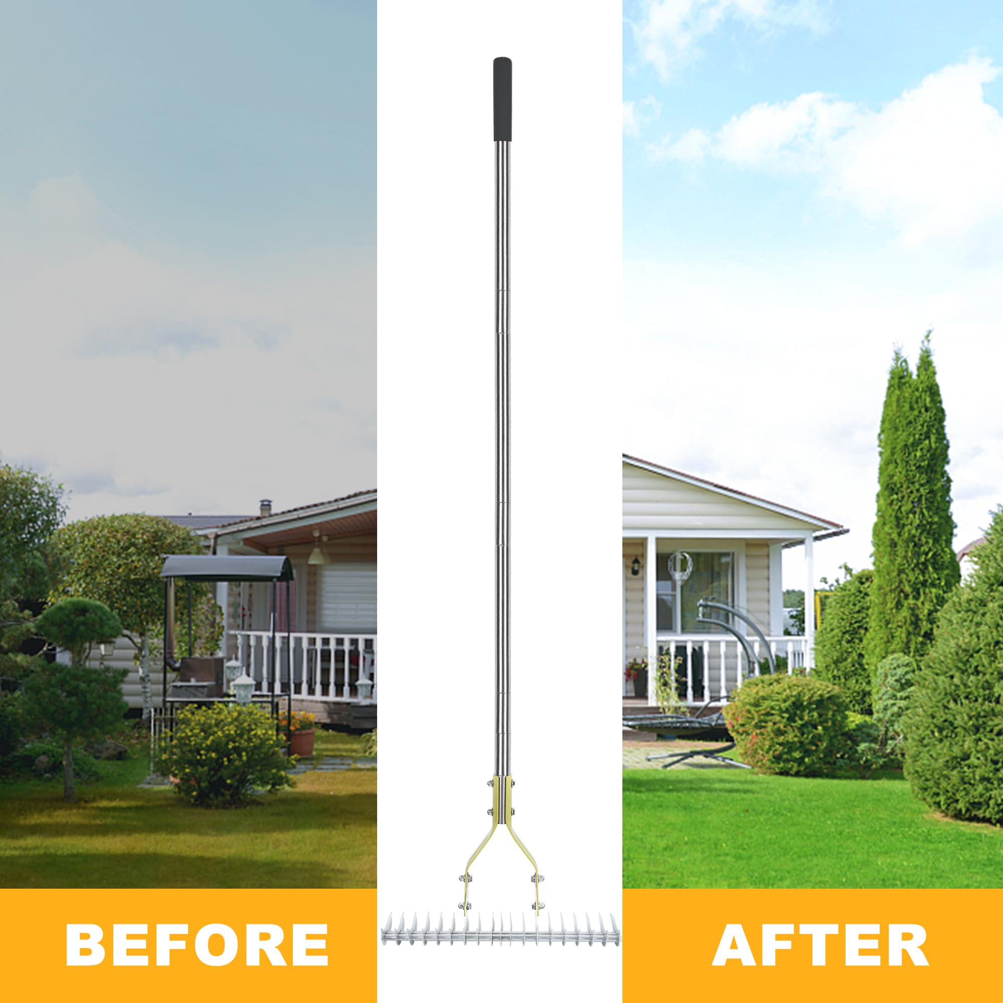 BARAYSTUS Rust-resistant coating protects the head during long season use.