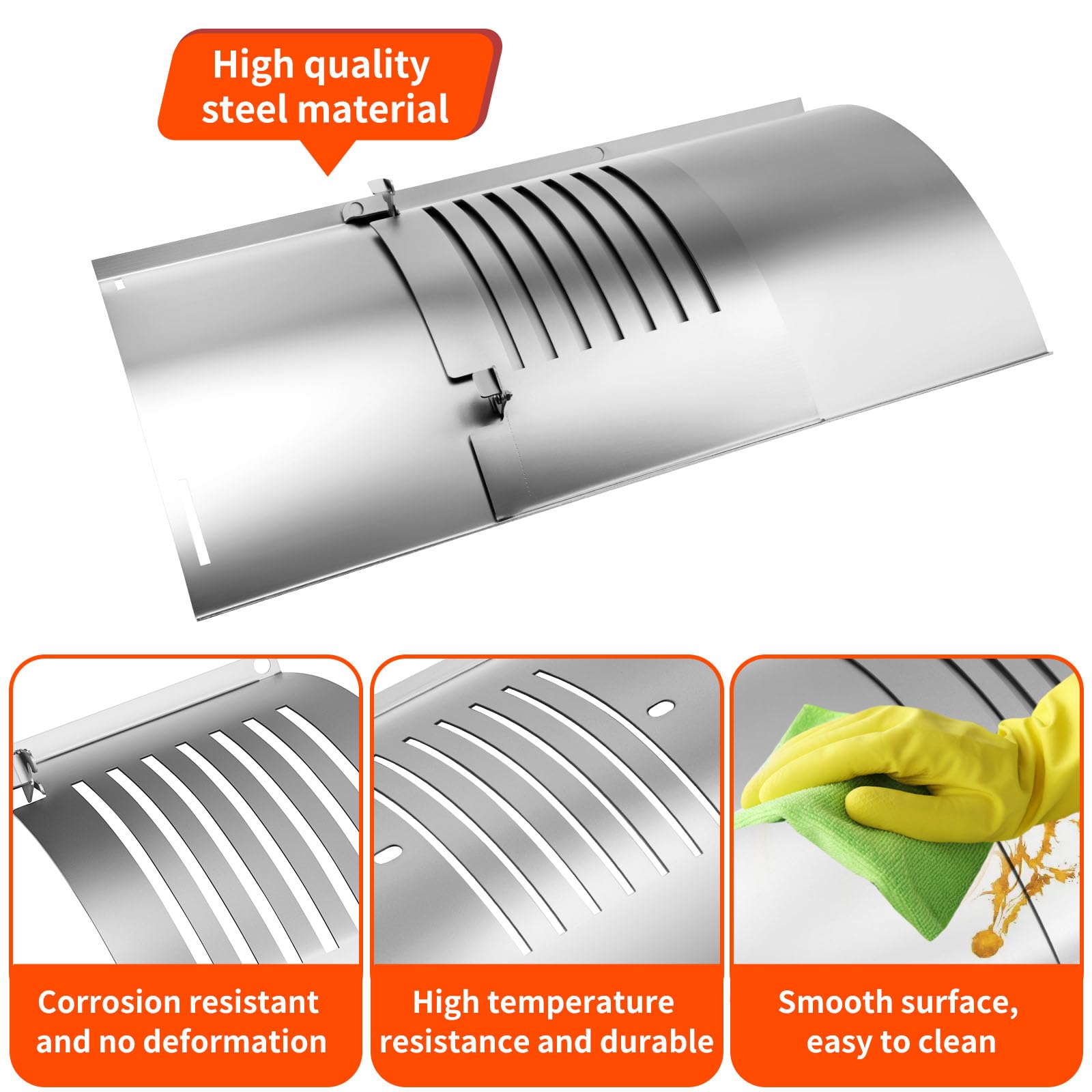 Barbqtime easy-install kit in durable steel for long-lasting grilling