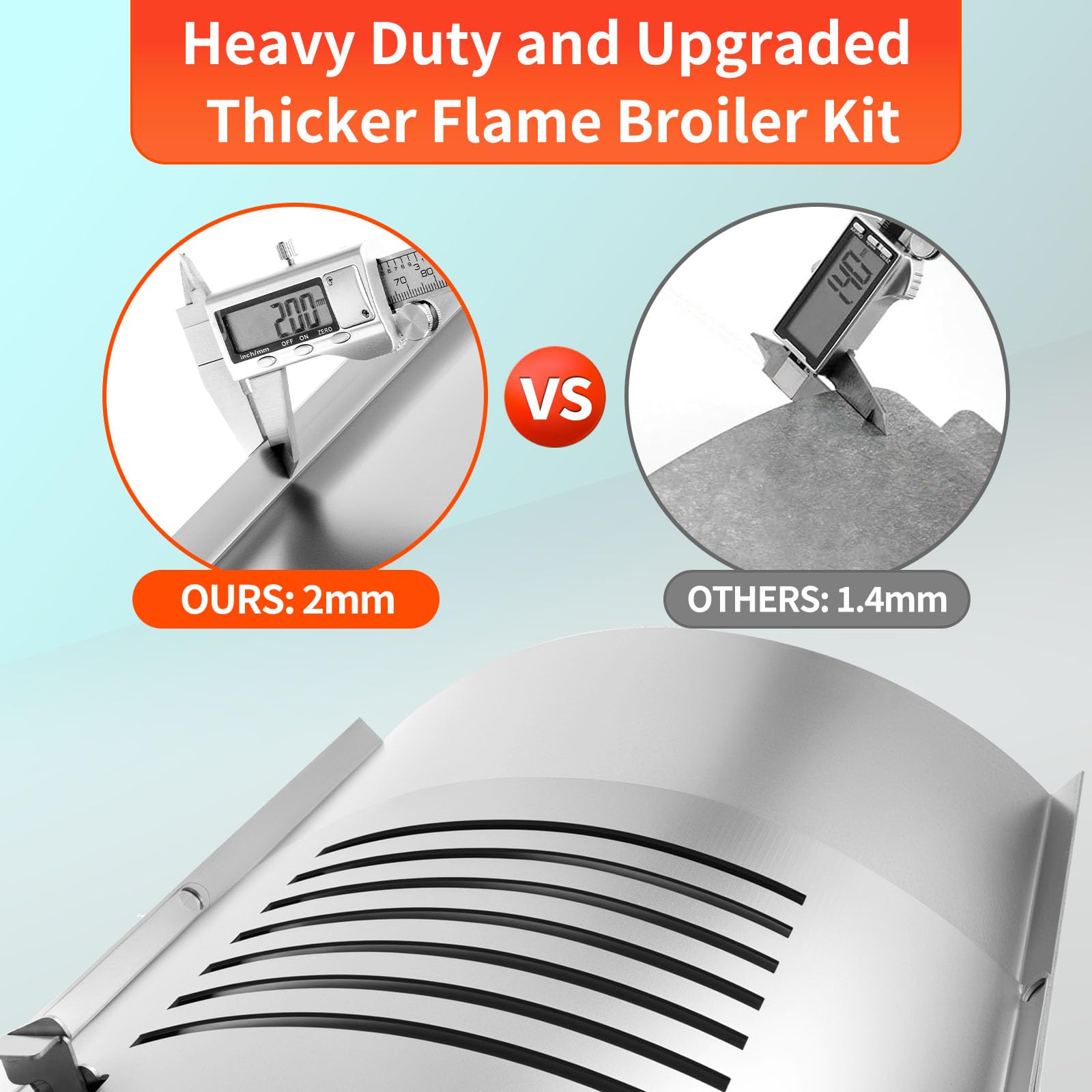 Barbqtime bottom panel replacement resists warping during high-heat sessions