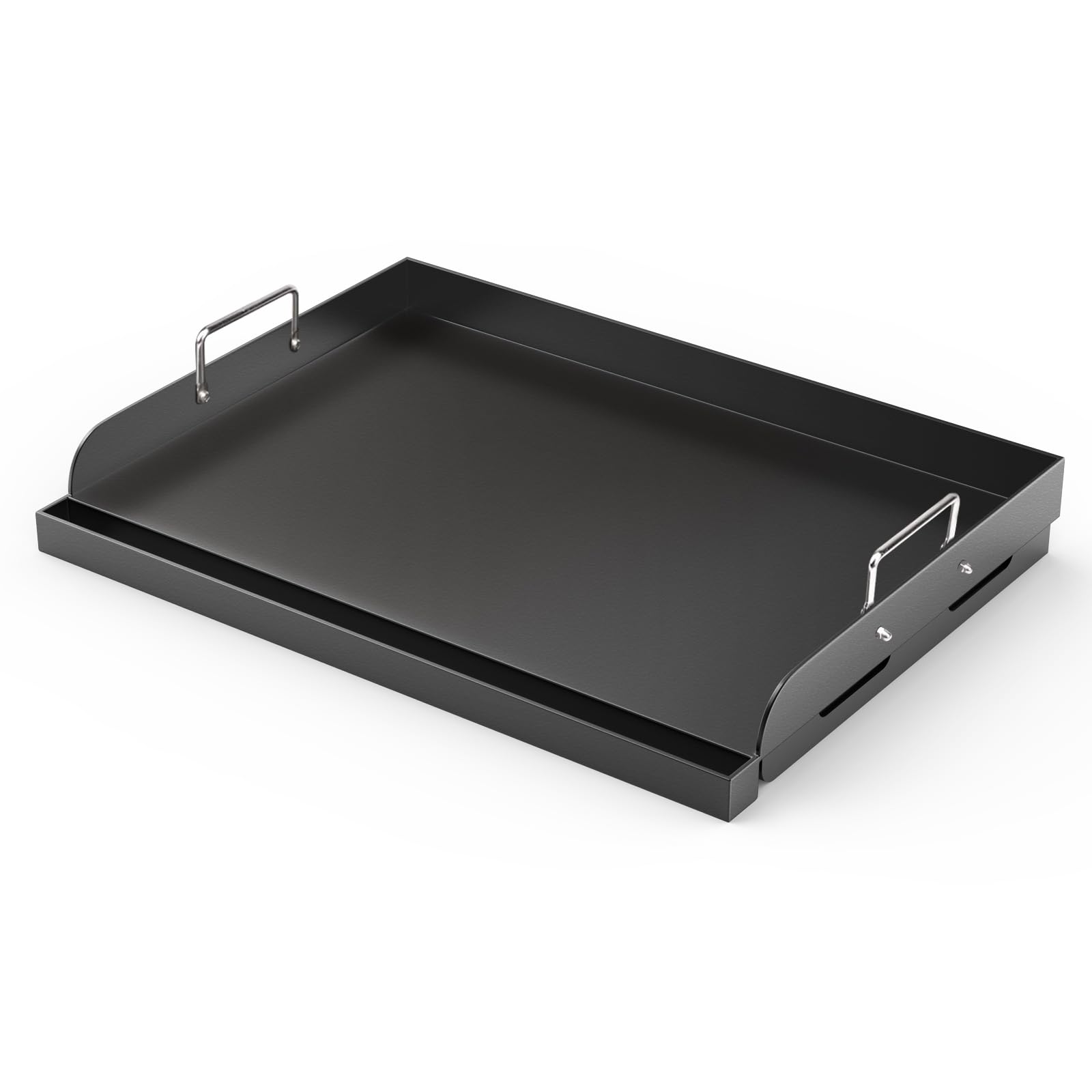 Barbqtime griddle flat-top plate 17x13 for universal grills, even heating for multiple foods
