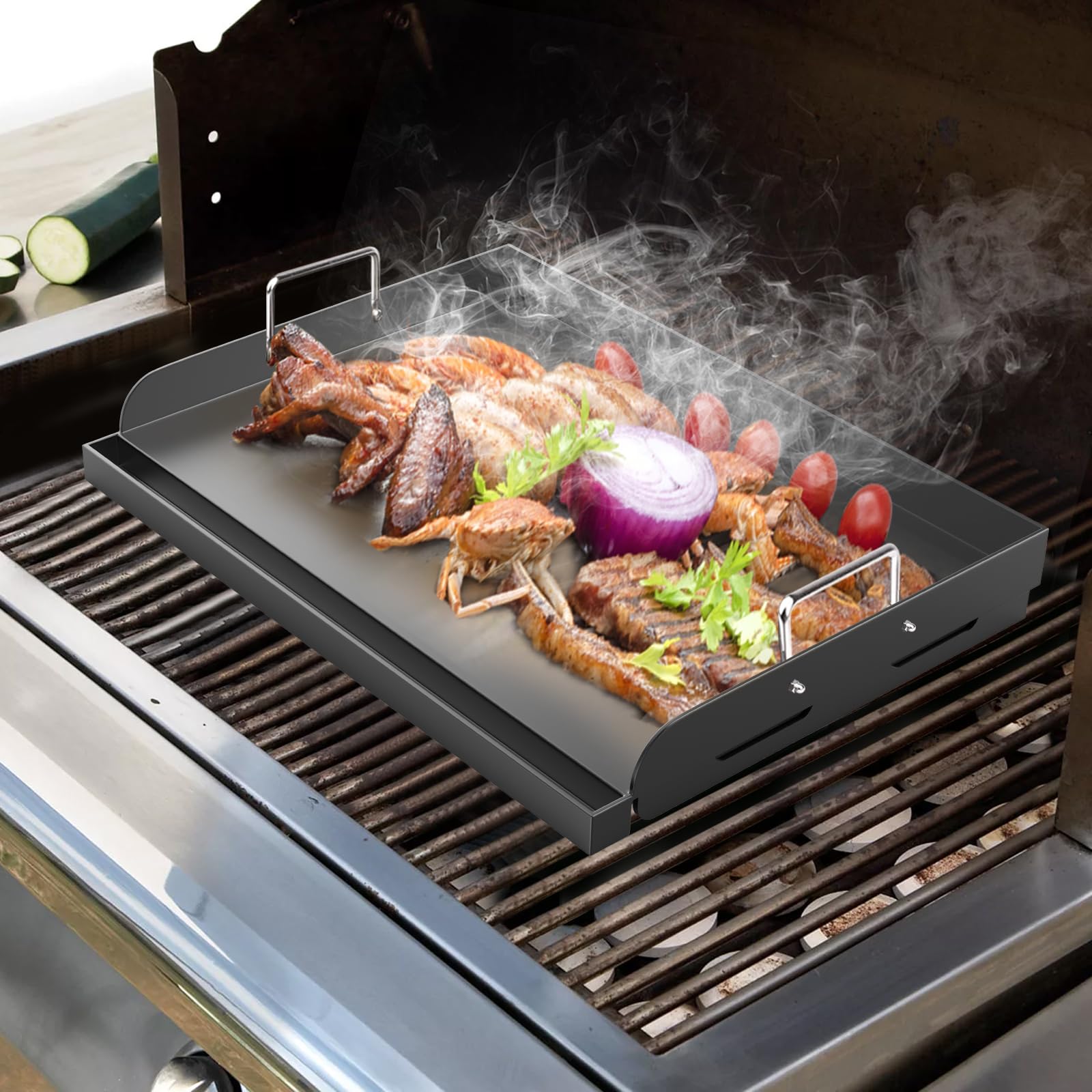 Barbqtime griddle portable for camping and tailgating parties