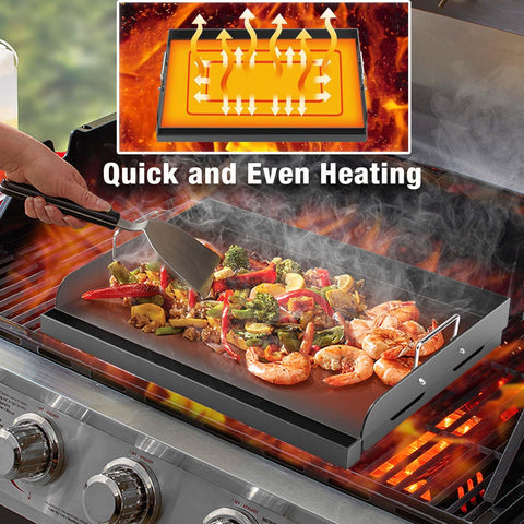 Barbqtime griddle universal fit works with Weber, Charbroil, Nexgrill models