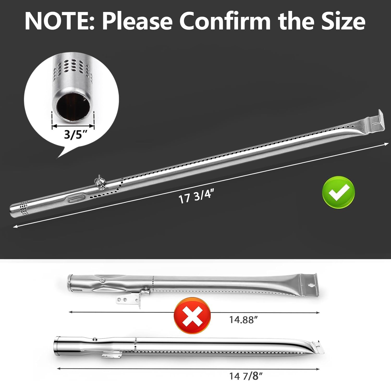 Barbqtime heat plate for Char-Broil 2-burner simplifies cleaning and longevity