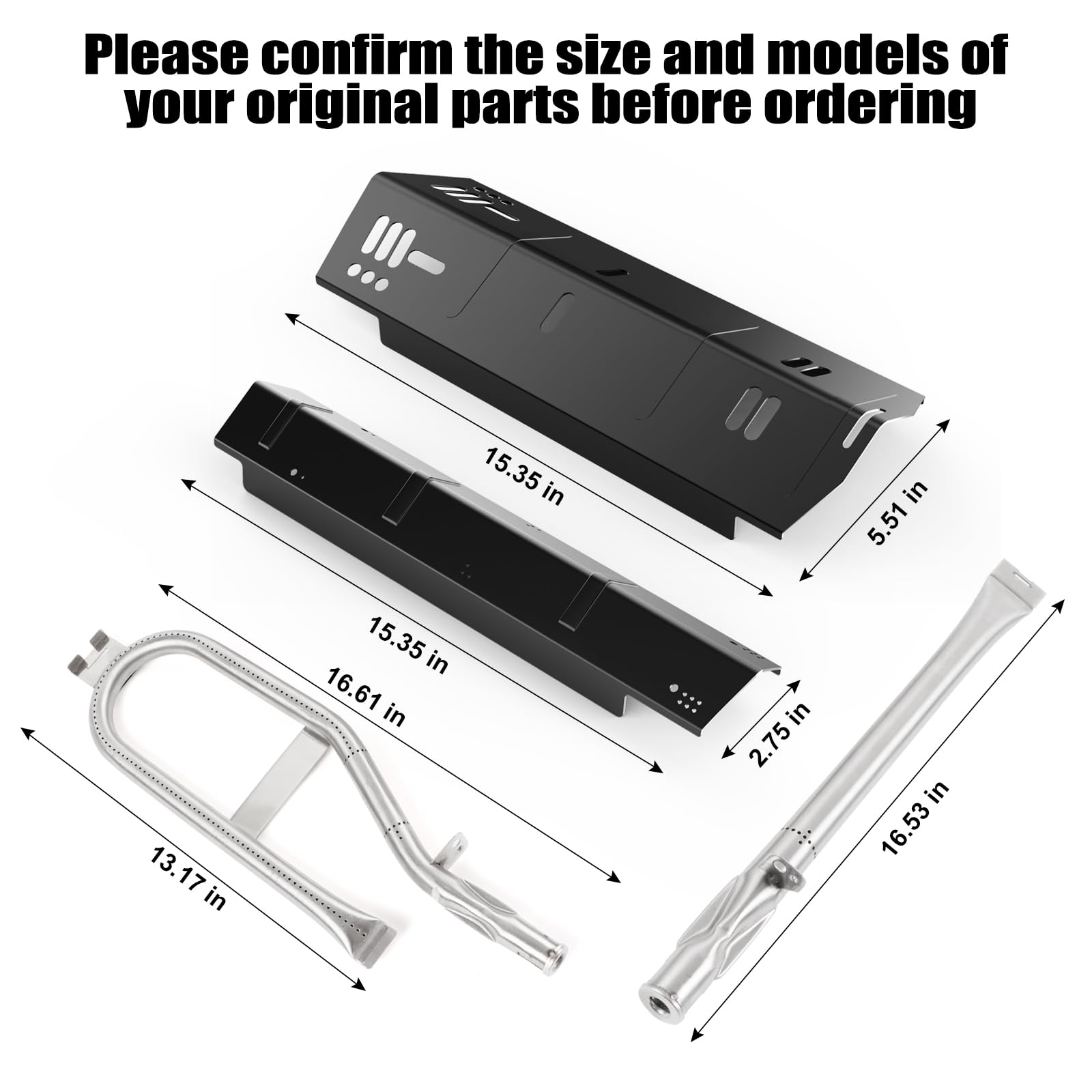 Barbqtime large porcelain heat plate for broader coverage on Dyna-Glo grills