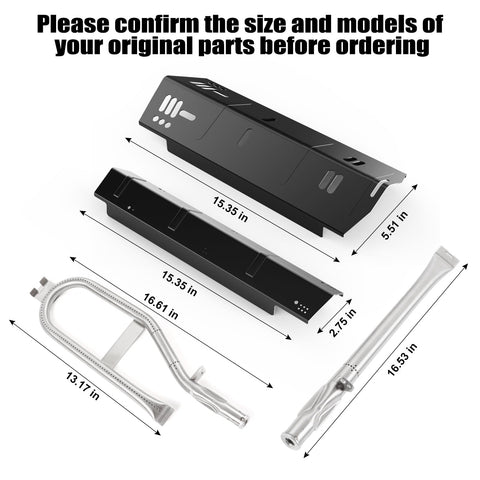 Barbqtime large porcelain heat plate for broader coverage on Dyna-Glo grills