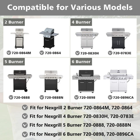 Barbqtime Nexgrill 4-burner heat plate provides even heat and easy cleaning