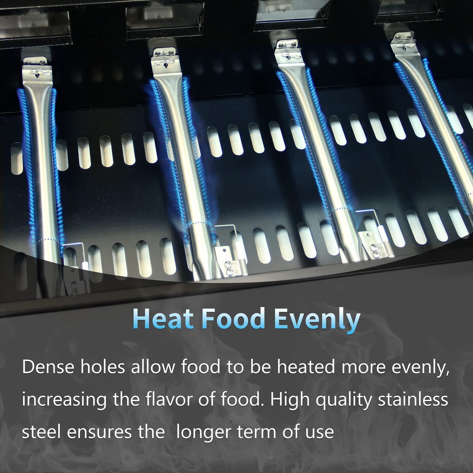 Barbqtime Nexgrill 5-burner burner suitable for mid-sized grills