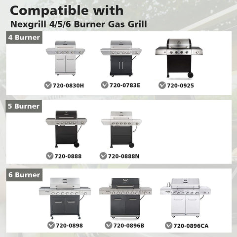 Barbqtime Nexgrill heat tent 4-burner protecting burners while cooking.