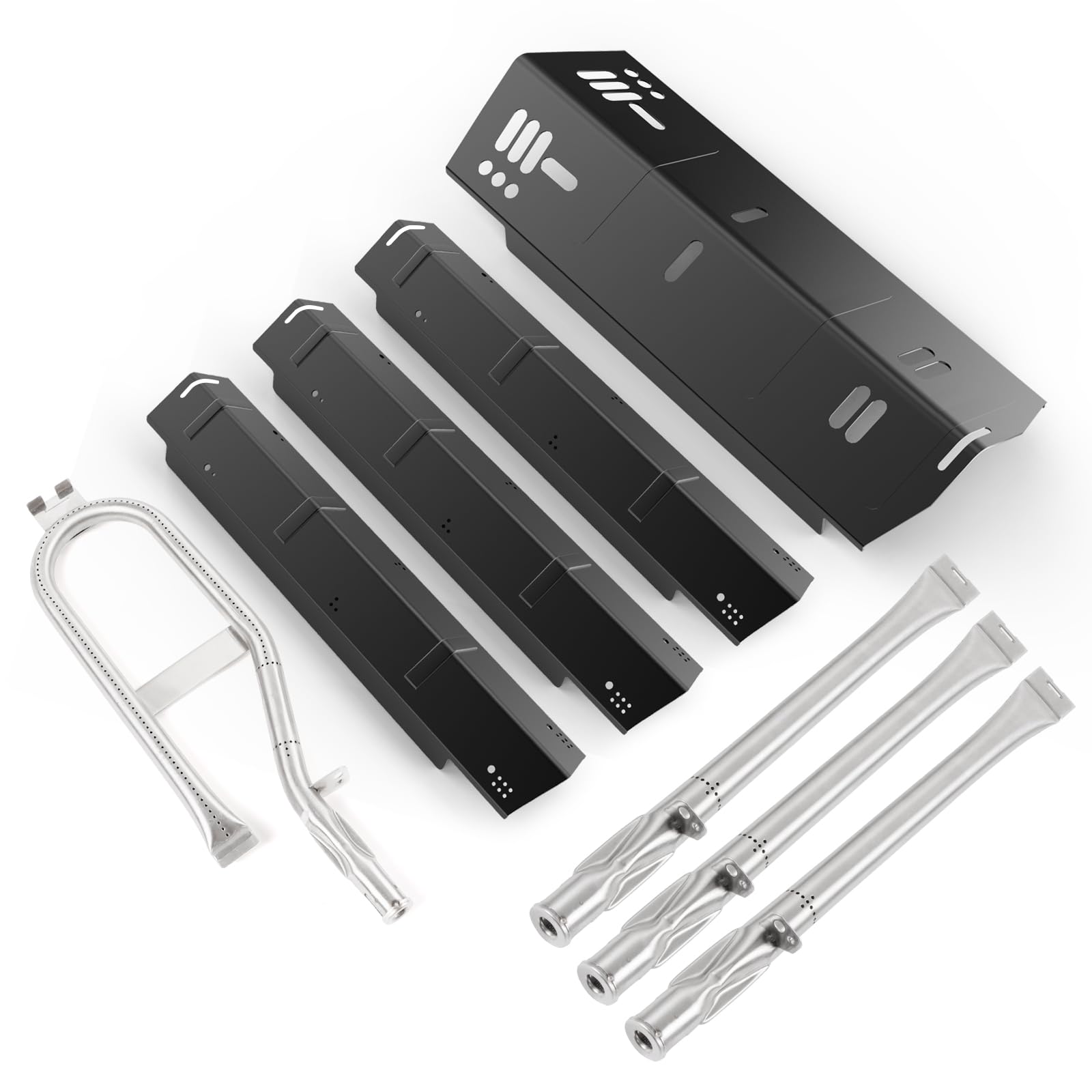 Barbqtime porcelain heat plates for Dyna-Glo, providing durable heat and even cooking