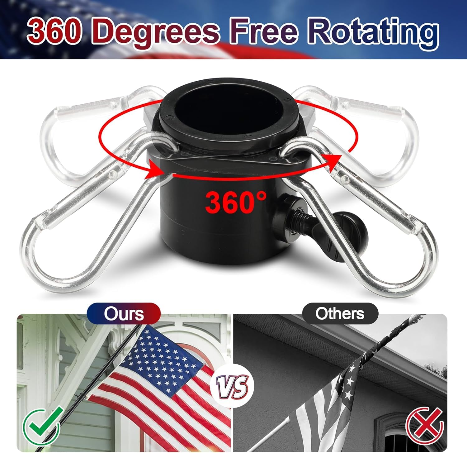 Barcetine 5ft steel flag pole highlights durable outdoor display