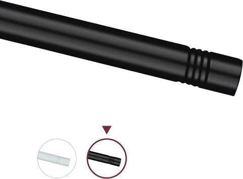 Barcetine flag pole kit extension set 2-pack in black for flexible height.