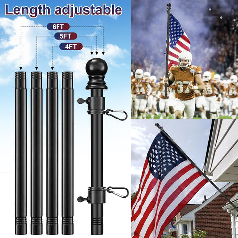 Barcetine portable flag pole suitable for outdoor activities and events.