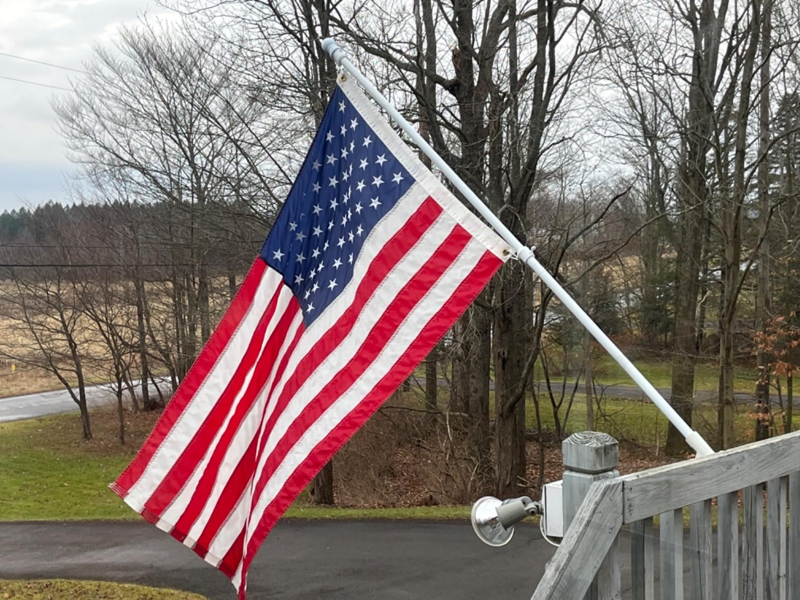 Barcetine rust-resistant outdoor flag pole designed for easy maintenance and long-term use.