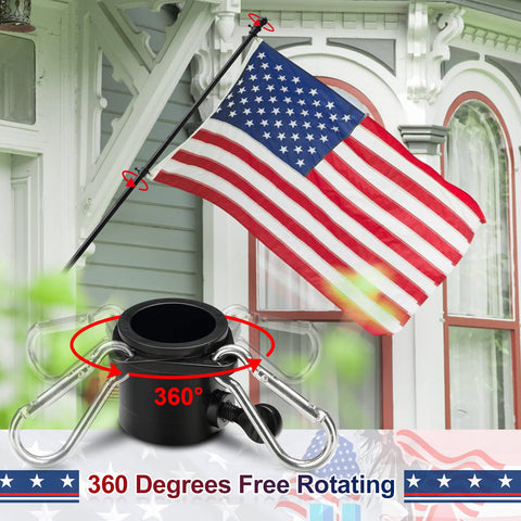 Barcetine stainless steel flag pole 1 inch diameter for rugged outdoor use.