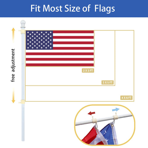 Barcetine tangle-free ring enables smooth flag unfurling in wind