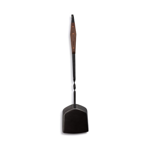 Barebones Cowboy Grill Coal Shovel length supports safe, hands-free operation near fire