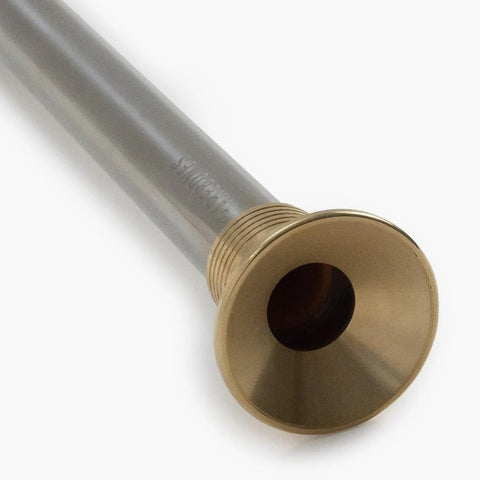 Barebones fire blower in compact portable design fits easily in your pack.