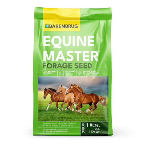 Barenbrug Pasture Seed 25 lb bag provides a safe, palatable feed for livestock.