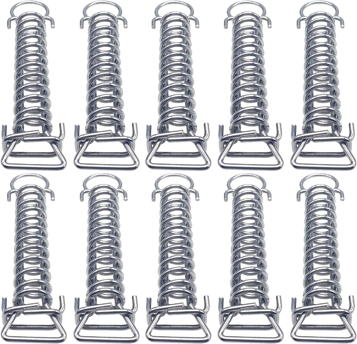 Bargain Brass Poolzilla springs compressed for secure pool cover attachment