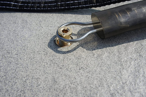 Durable stainless steel keeps your cover locked in during storms and snow