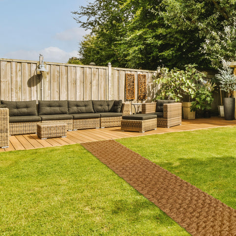 Barien durable outdoor garden path enhances decor and footing.
