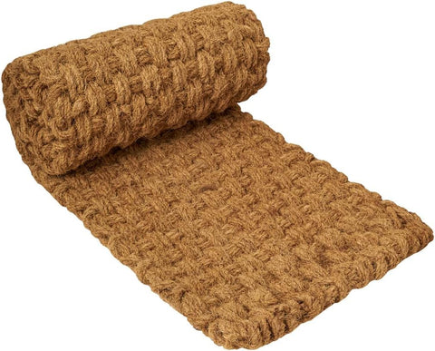 Barien garden pathway coir roll mat with natural fibers for durable, non-slip outdoor use.