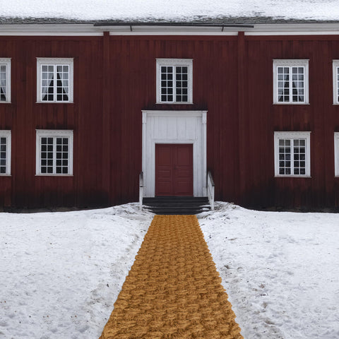 Barien snow mat for walkway shows winter usability and quick deployment.