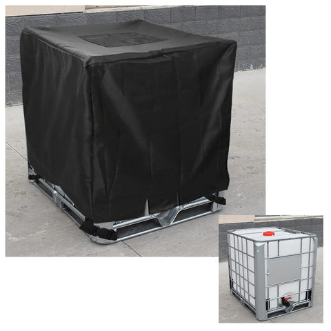 Barlic tote cover folded for compact storage when not in use.