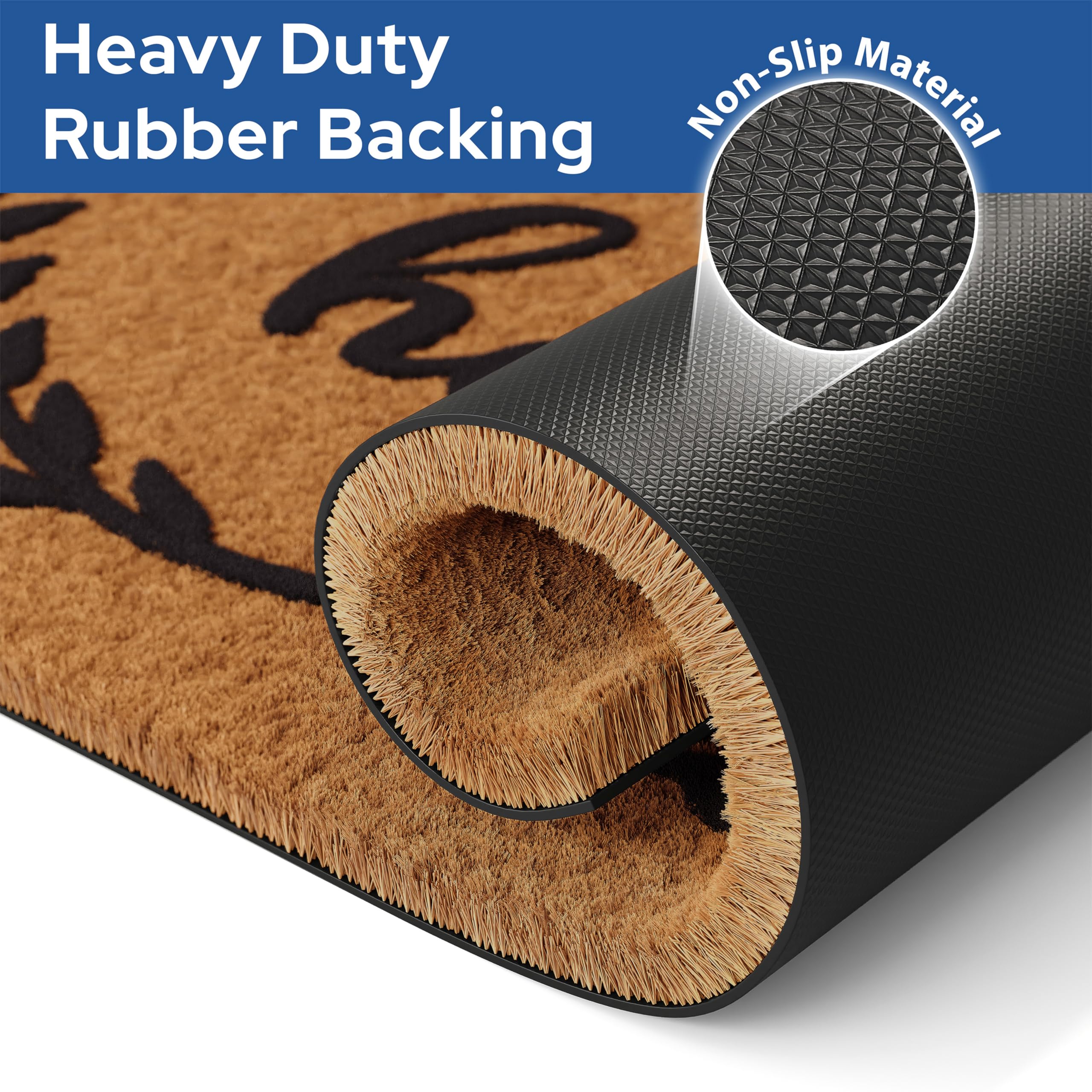 Barnyard Designs 30x17 inch mat fits most exterior doors