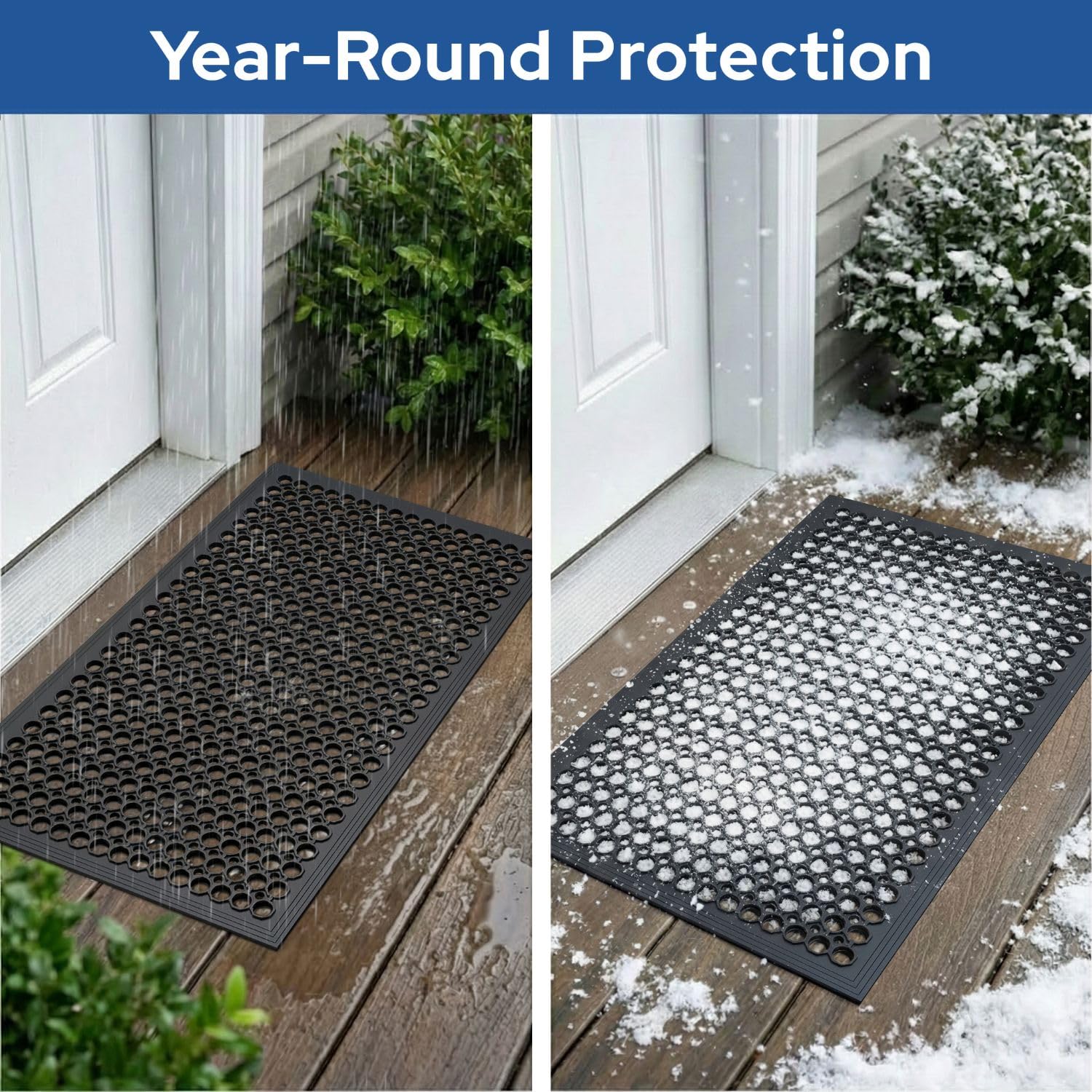 Barnyard Designs bar kitchen industrial-use mat suits high-traffic entryways.